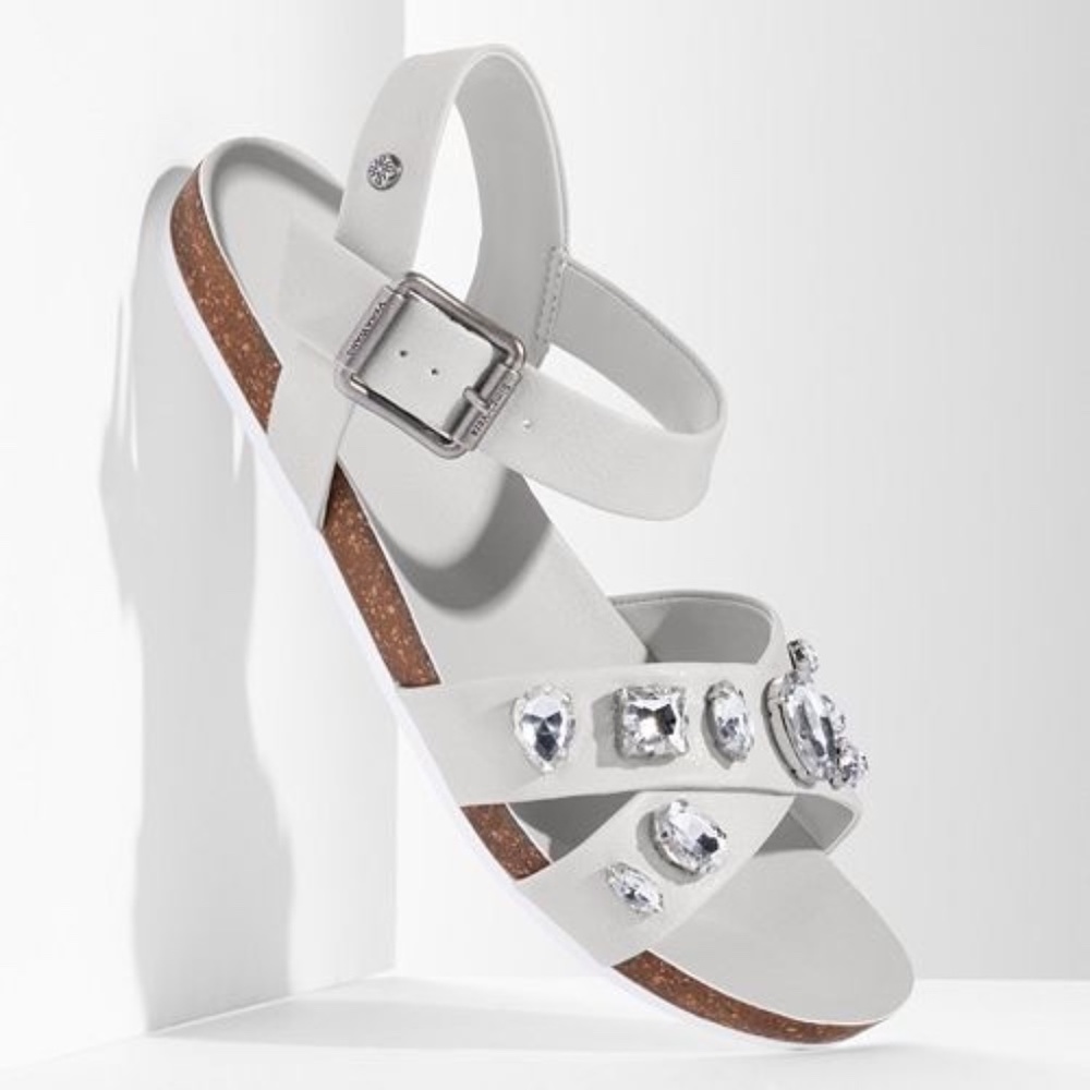 SImply Vera Vera Wang Embellished Gem Sandal